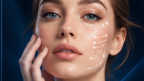 Fine lines and periocular aesthetic treatment illustration