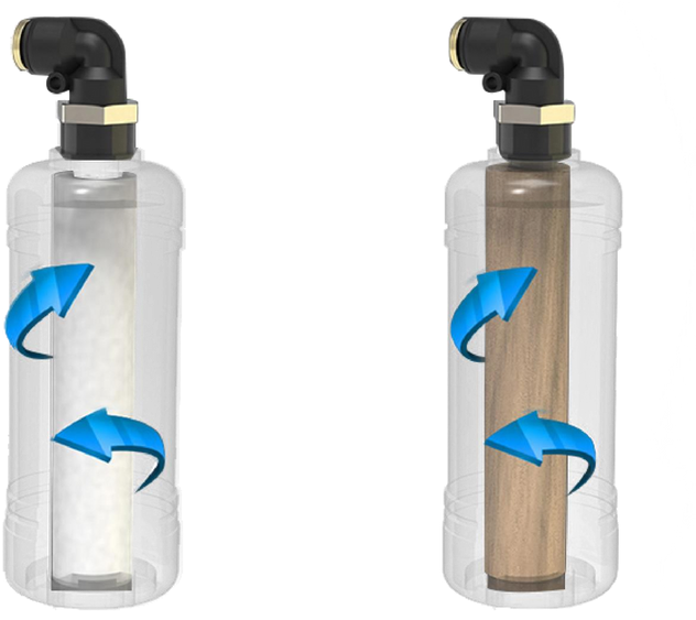 Diode laser cooling-water filtration components